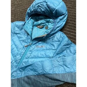Berghaus Tephra Stretch Reflect Hooded Down Jacket Blue Womens US L 422287GV9
